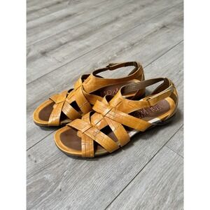 Romika Size 8 Women's Leather Sandals Size 39 Casual Adjustable Strap Summer